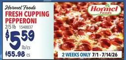 Restaurant Depot FRESH CUPPING PEPPERONI offer