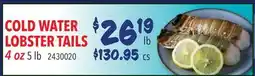 Restaurant Depot COLD WATER LOBSTER TAILS offer