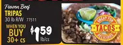 Restaurant Depot Frozen Beef TRIPAS offer