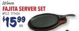 Restaurant Depot Winco FAJITA SERVER SET offer