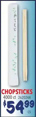 Restaurant Depot CHOPSTICKS offer