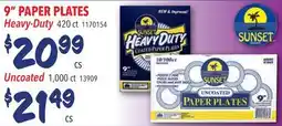 Restaurant Depot 9 PAPER PLATES offer