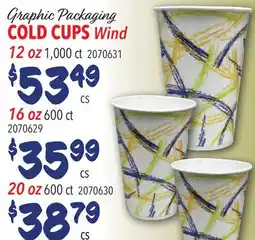 Restaurant Depot Graphic Packaging COLD CUPS Wind offer