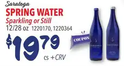 Restaurant Depot Saratoga SPRING WATER offer
