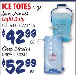 Restaurant Depot ICE TOTES offer