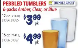 Restaurant Depot PEBBLED TUMBLERS offer