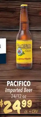 Restaurant Depot PACIFICO Imported Beer offer