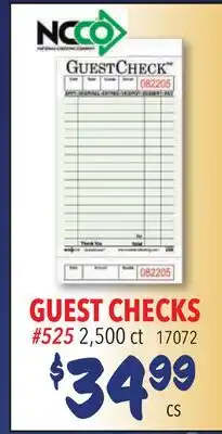 Restaurant Depot GUEST CHECKS offer