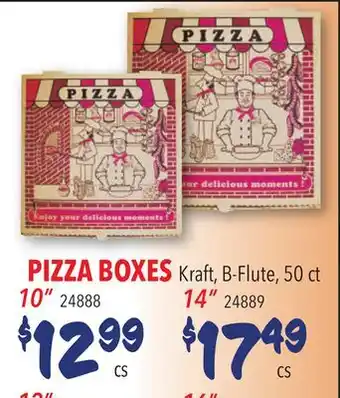 Restaurant Depot PIZZA BOXES offer