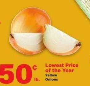 Stater Bros Yellow Onions offer