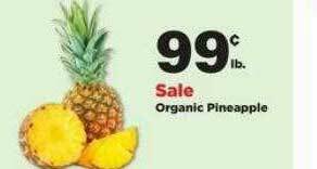Stater Bros Organic Pineapple offer