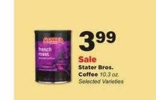 Stater Bros Stater Bros. Coffee offer