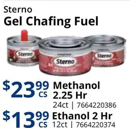 Restaurant Depot Sterno Gel Chafing Fuel offer