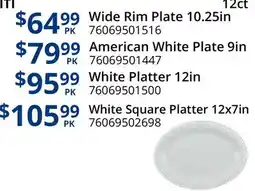 Restaurant Depot Tabletops Unlimited offer
