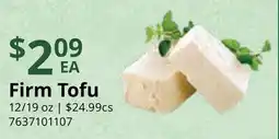 Restaurant Depot Firm Tofu offer
