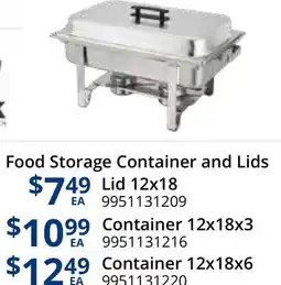 Restaurant Depot Food Storage Container and Lids offer