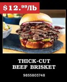 Restaurant Depot THICK-CUT BEEF BRISKET offer