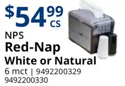 Restaurant Depot NPS Red-Nap White or Natural offer