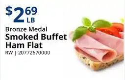 Restaurant Depot Bronze Medal Smoked Buffet Ham Flat offer