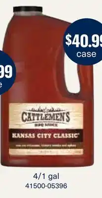 Restaurant Depot CATTLEMEN'S BBQ SAUCE offer