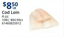 Restaurant Depot Cod Loin offer