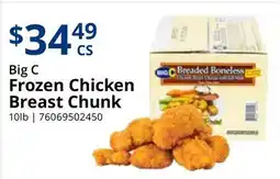 Restaurant Depot Big C Frozen Chicken Breast Chunk offer