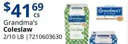 Restaurant Depot Grandma's Coleslaw offer