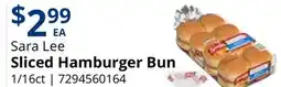 Restaurant Depot Sara Lee Sliced Hamburger Bun offer