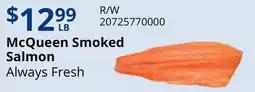 Restaurant Depot McQueen Smoked Salmon offer