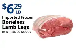 Restaurant Depot Imported Frozen Boneless Lamb Legs offer