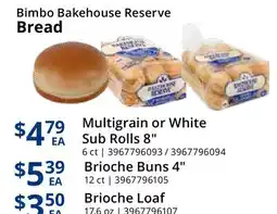Restaurant Depot Bimbo Bakehouse Reserve Bread offer