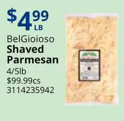 Restaurant Depot BelGioioso Shaved Parmesan offer