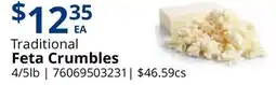 Restaurant Depot Traditional Feta Crumbles offer
