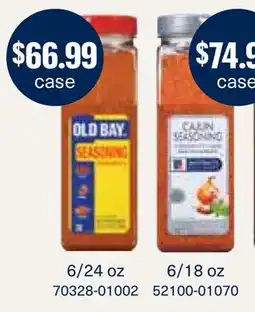 Restaurant Depot OLD BAY SEASONING, CALIN SEASONING offer