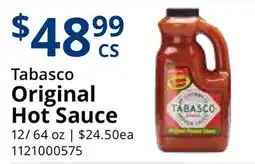 Restaurant Depot Tabasco Original Hot Sauce offer