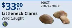 Restaurant Depot Littleneck Clams offer