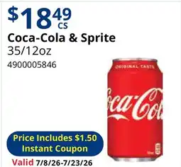 Restaurant Depot Coca-Cola & Sprite offer