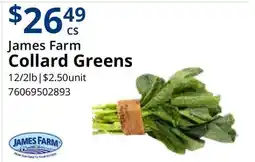Restaurant Depot James Farm Collard Greens offer