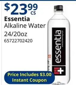 Restaurant Depot Essentia Alkaline Water offer
