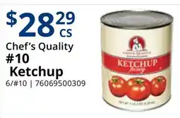 Restaurant Depot Chef's Quality #10 Ketchup offer