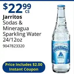 Restaurant Depot Jarritos Sodas & Mineragua Sparkling Water offer