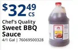 Restaurant Depot Chef's Quality Sweet BBQ Sauce offer