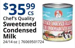 Restaurant Depot Chef's Quality Sweetened Condensed Milk offer
