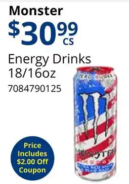 Restaurant Depot Monster Energy Drinks offer