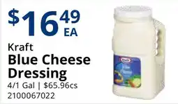 Restaurant Depot Kraft Blue Cheese Dressing offer