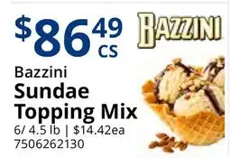 Restaurant Depot Bazzini Sundae Topping Mix offer