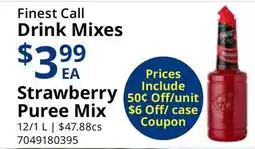 Restaurant Depot Finest Call Drink Mixes offer