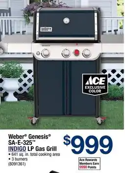 Ace Hardware Weber Genesis SA-E-325 INDIGO LP Gas Grill offer