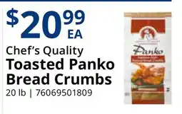 Restaurant Depot Chef's Quality Toasted Panko Bread Crumbs offer
