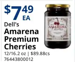 Restaurant Depot Dell's Amarena Premium Cherries offer